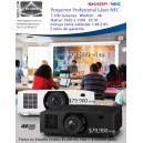 PROYECTOR PROFESIONAL LÁSER NEC 7,100 LÚMENES